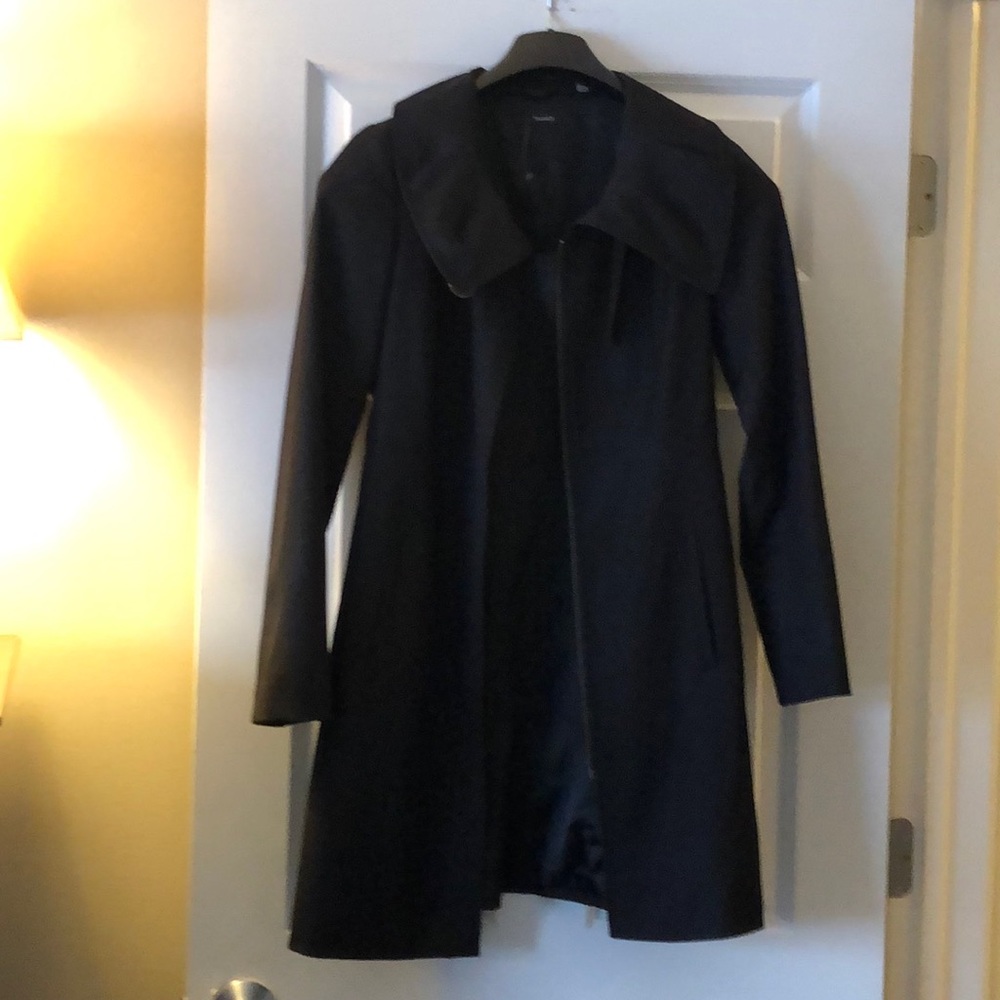 Dark Gray Tahari Zip Up Jacket Size XS